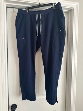 Women’s Figs XL Maternity Technical Collection Navy Blue Scrub Pants